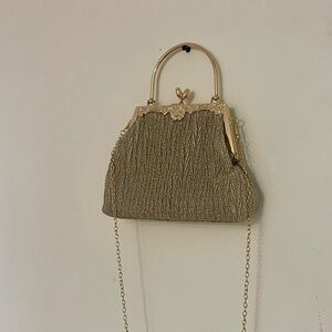 Elegant Gold Handbag